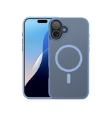 iPhone 16 | iPhone 16 - DUX DUCIS™ MagSafe Silikone Cover - Blå - DELUXECOVERS.DK