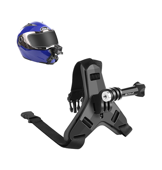 Hagemount til Motorcykelhjelm – til GoPro/Insta360/DJI m.fl. actionkameraer – PULUZ™