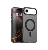 iPhone 17 Air | iPhone 17 Air - DeLX™ MagSafe Silikone Cover - Sort/Grå - DELUXECOVERS.DK