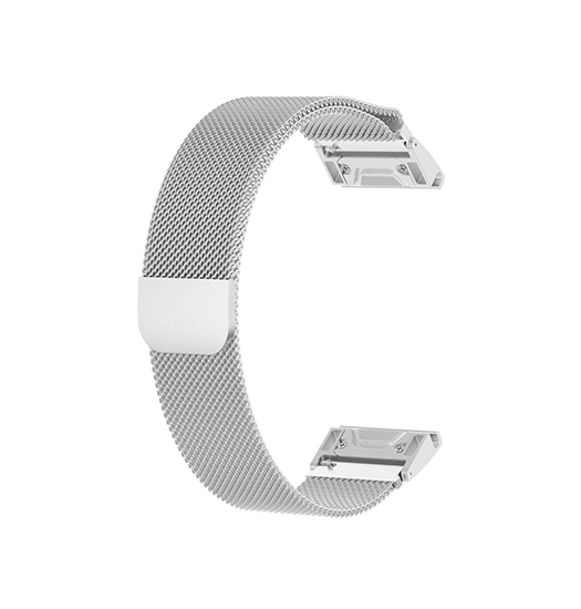 Garmin QuickFit 22mm - L'Empiri™ Milanese Loop / Rem - Sølv