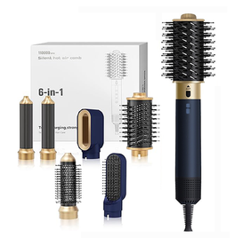 Hår produkter | Professionel Combo Styler - Letvægt, Hurtig, Støjsvag 6-i-1 Styler - DELUXECOVERS.DK