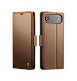 iPhone 17 Air - CaseMe™ Neo Læder Cover / Pung - Brun