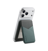 <X>ESEBLE™ - RFID Læder Kortholder til iPhone - M. MagSafe - Mærkegrøn