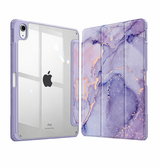 iPad 10.9" (2022) | iPad 11" (2025) / iPad 10.9" (2022) - DeLX™ Marble Cover - Amethyst Glow - DELUXECOVERS.DK