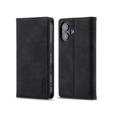 iPhone 16 | iPhone 16 - LC.IMEEKE™ Læder Cover M. Kortholder - Sort - DELUXECOVERS.DK