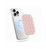 Mobilholder (Sugekop) | Silikone Sugekop Mobilholder MagSafe - Selvklæbende - Pink - DELUXECOVERS.DK