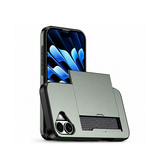 iPhone 17 - Deluxe™ Håndværker Cover M. Kortholder - Army