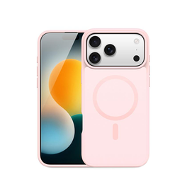 iPhone 17 Pro Max | iPhone 17 Pro Max - DUX DUCIS™ MagSafe Silikone Cover - Lyserød - DELUXECOVERS.DK