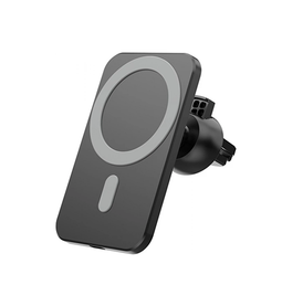 Mobilholder | Trådløs MagSafe Oplader til Bilen - 15W - Sort - DELUXECOVERS.DK