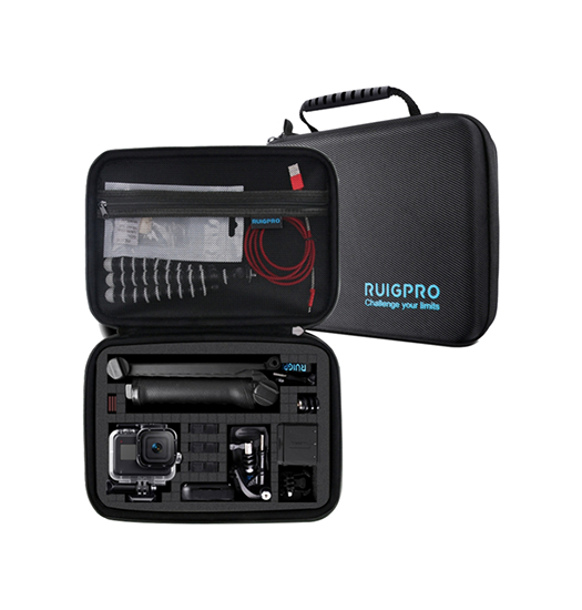 Stødsikker hardcase-kuffert til GoPro HERO8/7/6 m.fl. actionkameraer – RUIGPRO™
