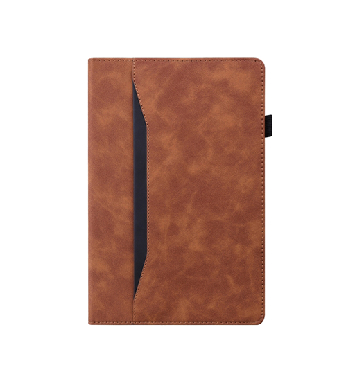 iPad Mini 1/2/3 | iPad Mini 1/2/3 - Ember™ Cover/Etui m. Kickstand & Pencil Holder - Brun - DELUXECOVERS.DK