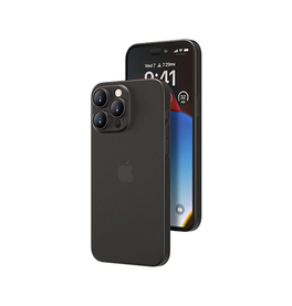 iPhone 12 Pro | iPhone 12 Pro - Ultratynd Matte Series Cover V.2.0 - Sort - DELUXECOVERS.DK