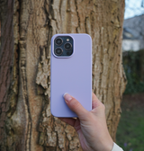 iPhone 15 Pro | iPhone 15 Pro - IMAK™  Pastel Silikone Cover - Lilla - DELUXECOVERS.DK