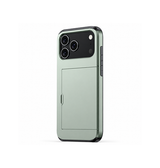 iPhone 17 Pro - Deluxe™ Håndværker Cover M. Kortholder - Army