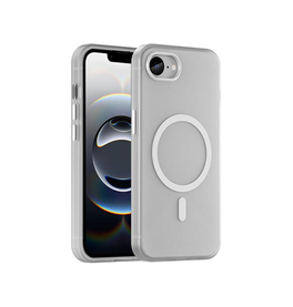 iPhone 16e | <AAA>iPhone 16e - DeLX™ Translucent MagSafe Silikone Cover - Hvid - DELUXECOVERS.DK