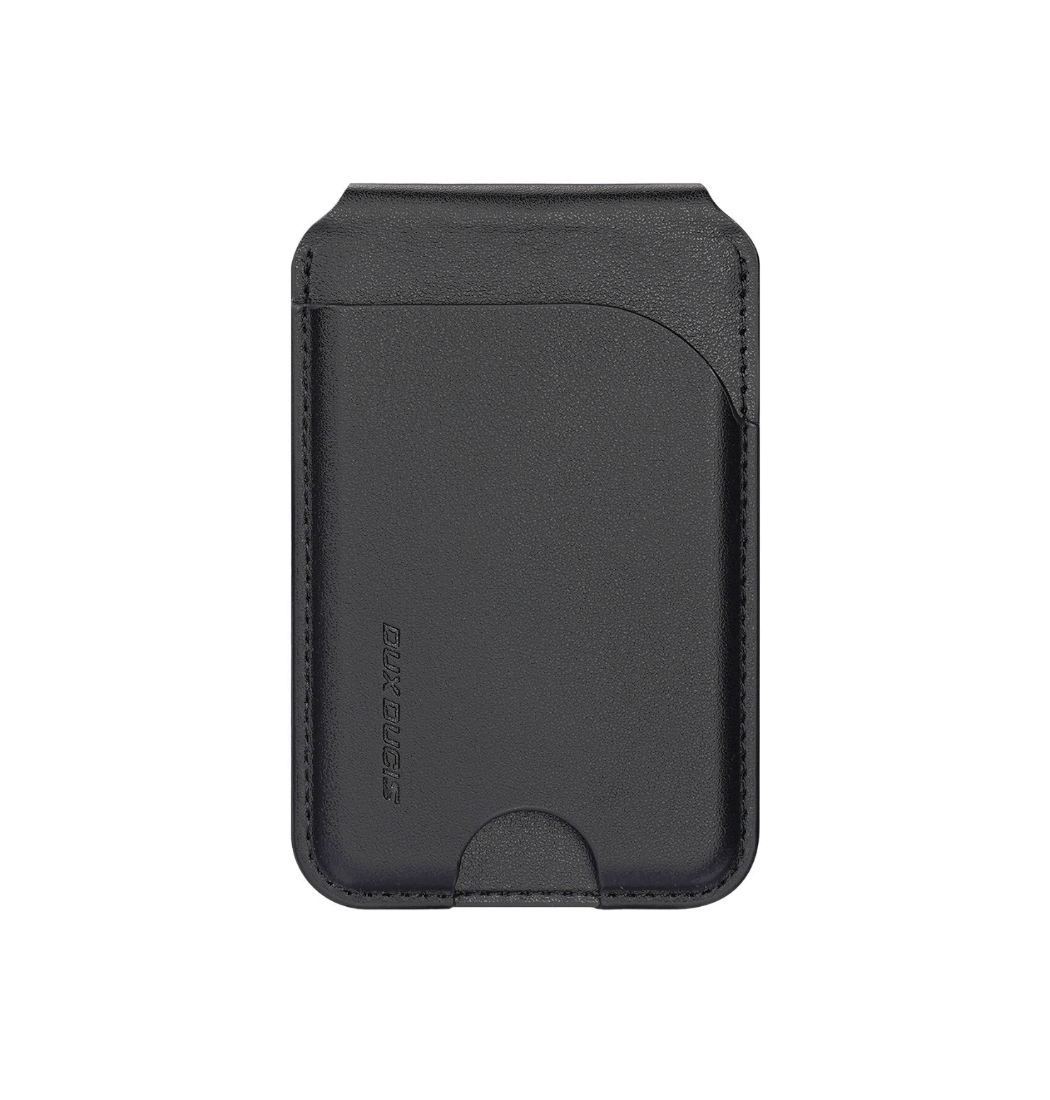 Mobil kortholder | <X>DUX DUCIS™ - RFID Læder Kortholder til iPhone - M. MagSafe - Sort - DELUXECOVERS.DK