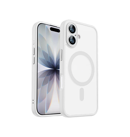 iPhone 17 - XDCASE™ Frostet M. MagSafe Cover - Hvid
