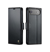 iPhone 17 Air - CaseMe™ Neo Læder Cover / Pung - Sort