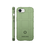iPhone 16e | iPhone 16e - RUGGED SHIELD™ Stødsikkert Håndværker Cover - Grøn - DELUXECOVERS.DK