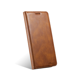 iPhone 14 | iPhone 14 - Suteni® Oil Wax Lædercover - Brun - DELUXECOVERS.DK