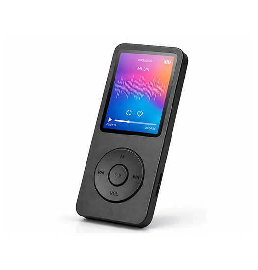 Bluetooth MP3/MP4 Musikafspiller med E-bogslæser