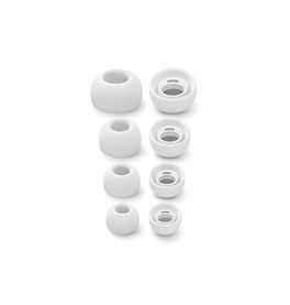 Airpods Pro 3 | AirPods Pro 3 XDCASE™ - Silikone Ørepropper - Grå/Hvid - DELUXECOVERS.DK