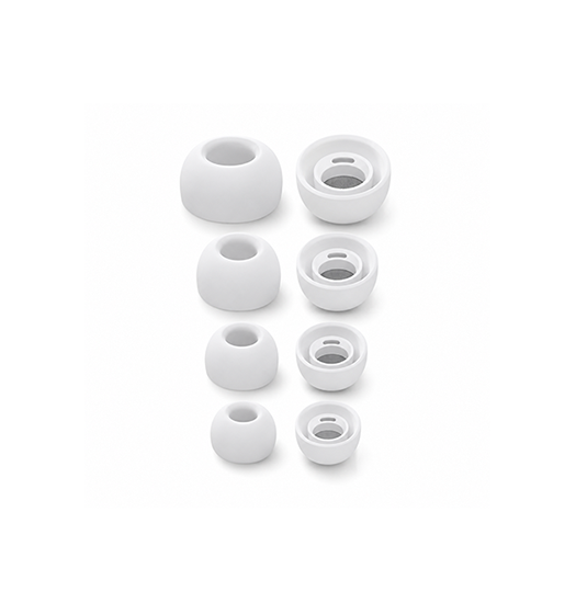 Airpods Pro 3 | AirPods Pro 3 XDCASE™ - Silikone Ørepropper - Grå/Hvid - DELUXECOVERS.DK
