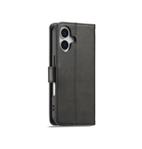 iPhone 17 | iPhone 17 - LC.IMEEKE™ Læder Cover M. Kortholder - Sort - DELUXECOVERS.DK