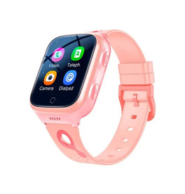 SmartWatch | Børneur m. GPS - SmartWatch til børn, sim kort, 4G - Pink - DELUXECOVERS.DK