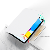 iPad 11" (2025) / iPad 10.9" (2022) - Akrylisk 360° Cover m. Stander - Lysegrå
