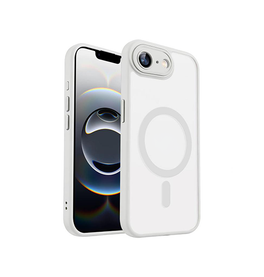iPhone 16e - XDCASE™ Frostet M. MagSafe Cover - Hvid