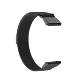 QUICKFIT | Garmin QuickFit 20mm - L'Empiri™ Milanese Loop / Rem - Sort - DELUXECOVERS.DK