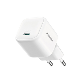 Vægoplader | JOYROOM™ | USB-C Oplader PD QC 3.0 - 20W - Hvid - DELUXECOVERS.DK