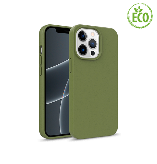 iPhone 13 Pro Max | iPhone 13 Pro Max - EcoCase™ 100% Plantebaseret Cover - Mørkegrøn - DELUXECOVERS.DK