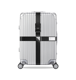 Tilbehør | Baggagerem m. kodelås - Premium - Sort - Travel-tech™ - DELUXECOVERS.DK