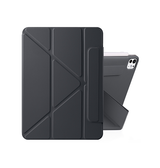 iPad Pro 13 (2024) | iPad Pro 13" (2024) - NOBLE™ Trifold Læder Cover M. Stander - Sort - DELUXECOVERS.DK