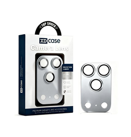 iPhone Beskyttelsesglas | iPhone 17 Pro - XDCASE™ Armor Kamera Linse Beskyttelsesglas - Sølv - DELUXECOVERS.DK