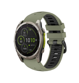 QUICKFIT | Garmin QuickFit 26mm - Silikone Rem - MotionTrack™ - Army grøn - DELUXECOVERS.DK
