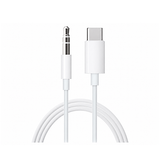 Kabel Special | USB-C til Minijack 3.5mm Aux Kabel | - Hvid 1M - DELUXECOVERS.DK