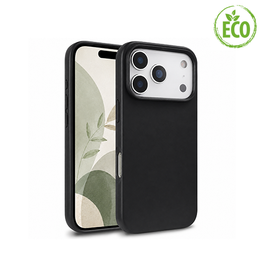 iPhone 17 Pro Max | iPhone 17 Pro Max - EcoCase™ 100% Plantebaseret Cover - Sort - DELUXECOVERS.DK