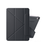 iPad 10.9" (2022) | iPad 11" (2025) / iPad 10.9" (2022) - NOBLE™ Trifold Læder Cover M. Stander - Sort - DELUXECOVERS.DK