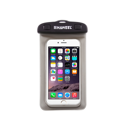 iPhone 15 Plus | iPhone 15 Plus - HAWEEL™ Vandtæt Mobilpose til iPhone/Android - Lysegrå - DELUXECOVERS.DK