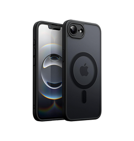 iPhone 16e | iPhone 16e - NovoShield™ MagSafe Silikone Cover - Sort - DELUXECOVERS.DK