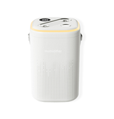 Gadgets | Bærbar luftfugter med USB/batteri og digital skærm - Hvid - DELUXECOVERS.DK