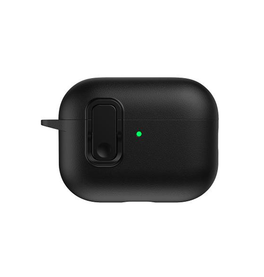 Airpods Pro 2 | AirPods Pro (1/2 Gen) | XDCASE™ TPU Læder Cover - Sort - DELUXECOVERS.DK