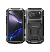iPhone 18 Pro Max - R-JUST™ Safeguard Vandtæt 360° Cover - Sort