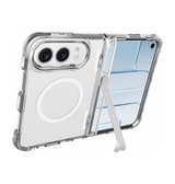 iPhoneDuo | iPhone Duo - DeLX™ MagSafe Cover M. Kickstand - Gennemsigtig - DELUXECOVERS.DK
