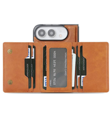 iPhone Fold – Kalebol™ MagSafe Tri-Fold Cover – Brun