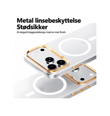 iPhone 18 Pro Max - ABEEL™ Frosted MagSafe Cover - Hvid