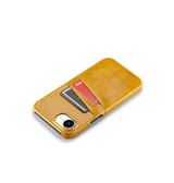 iPhone 17e / 16e | iPhone 17e / 16e - NX Design™ Læder Cover M. Kortholder - Gul - DELUXECOVERS.DK